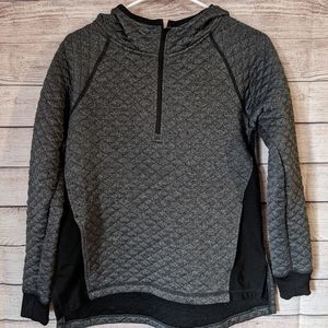 Smart Wool quarter zip diamond peak hoodie